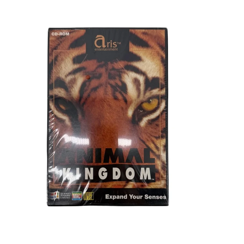 Aris Entertainment Animal Kingdom CD-ROM 1994 PC Mac New Sealed EA 9137